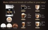 Geek Chef Espresso and Cappuccino latte Maker